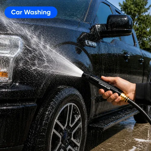 3-Mode Adjustable High-Pressure Washer Nozzle