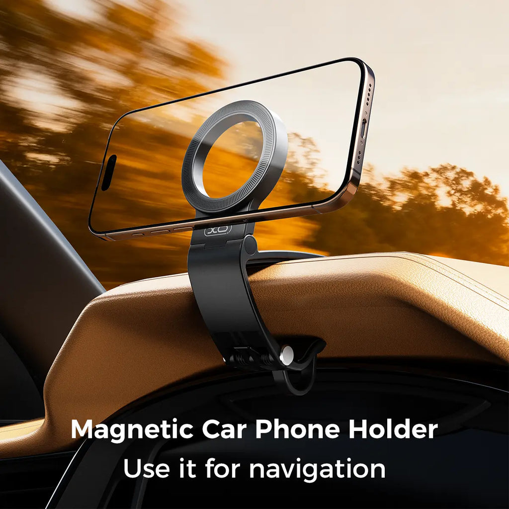 95° Foldable Magnetic Dashboard Phone Holder