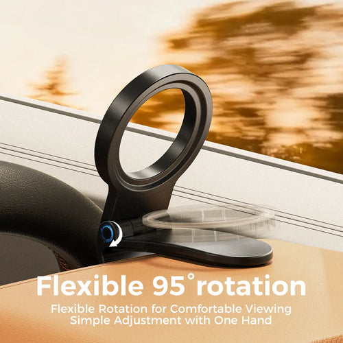95° Foldable Magnetic Dashboard Phone Holder