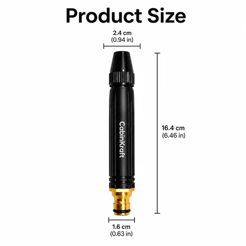 3-Mode Adjustable High-Pressure Washer Nozzle
