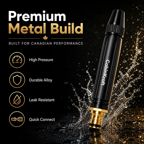 3-Mode Adjustable High-Pressure Washer Nozzle